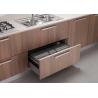 Buy cheap Wood Veneer Melamine White Kitchen Cabinets Tailored Melamine Kitchen Set from wholesalers