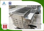 Electric Stainless Steel Commercial Barbecue Grills Table Top With Cabinet