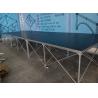 Buy cheap 18mm Red / Black Folding Movable Stage Platform with Anti-slip Plywood from wholesalers