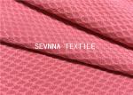 Solid High Colorfastness Recycled Swimwear Fabric Diamond Textured Spring And