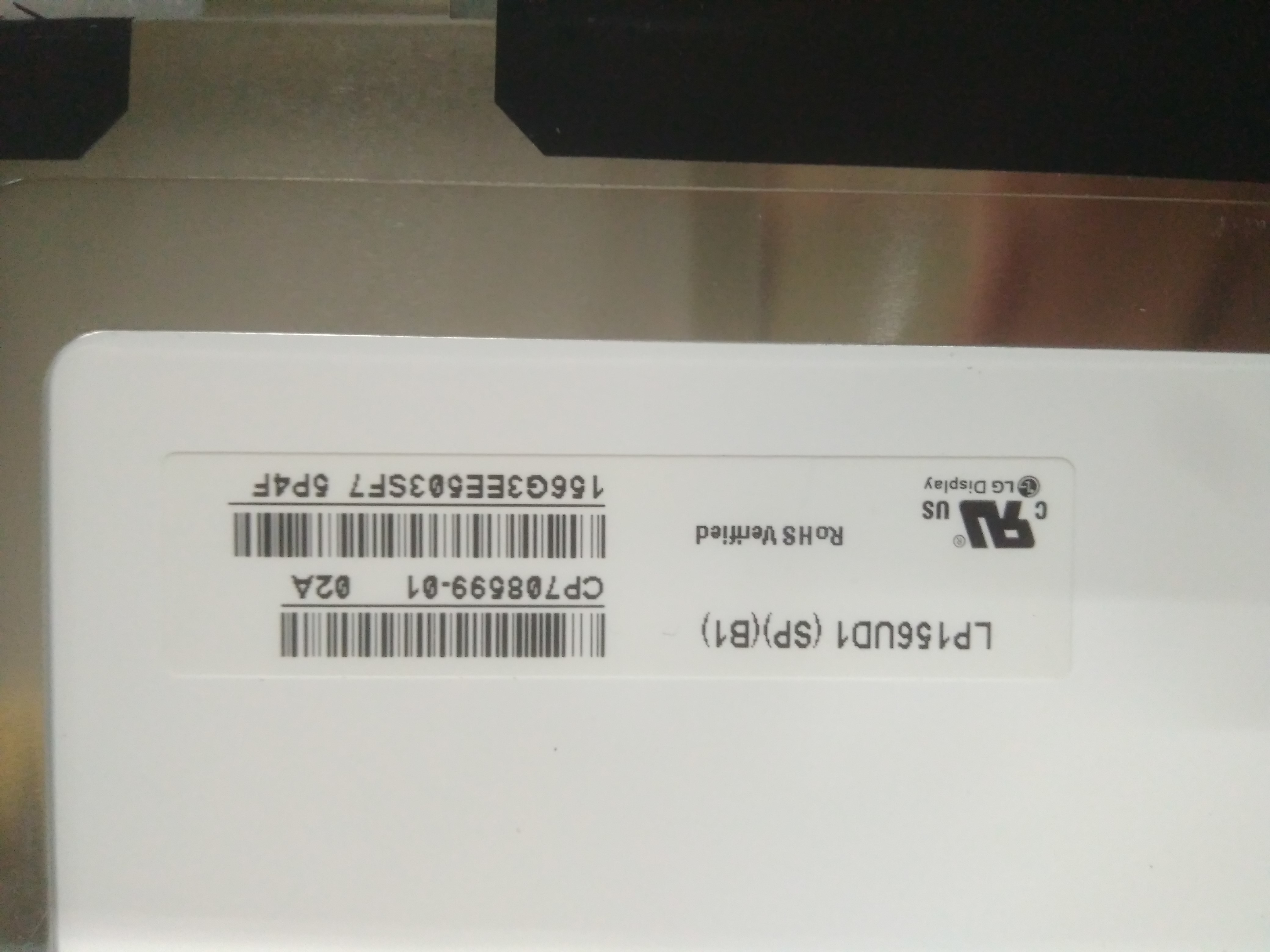 15.6" 231PPI Square Tft Display 3840×2160 300cd/m2 LP156UD1-SPC1