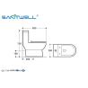 Buy cheap Washdown type 1 piece round toilet red sanitary quality craft wc from wholesalers