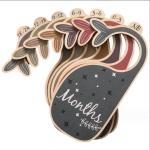 Double Sided Newborn Baby Cloth Divider Card 24 Month Bedroom Closet Divider