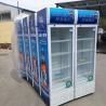 Buy cheap 2 Door beverage display cooler with wheels from wholesalers