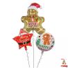 Buy cheap Wholesal New 2023 Christmas Hat Bell Gift Box Aluminum Film Balloon Merry Christmas Party Event Background Decoration from wholesalers