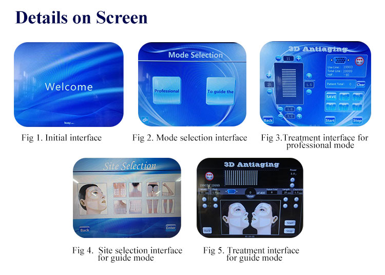 Ultrasound High Intensity Focused Ultrasound Machine 3D Anti Wrinkle Skin Tightening