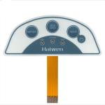 Clear Window Metal Dome Tactile Switch Customized Design Membrane Key Pad
