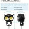 Buy cheap 2 LED Owl Yellow White Flash Color MINI Projector Light For Motorcycle from wholesalers