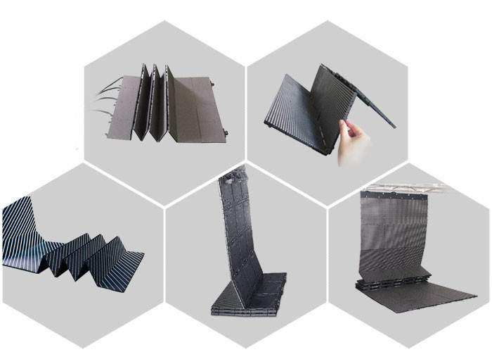 Rental LED Screen Flexible Video Wall , Pixel Pitch 6mm LED Display Indoor Event Screen Hire
