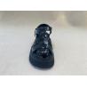 Buy cheap Fashion Black Velvet Platform Sandals Bright Surface Summer from wholesalers
