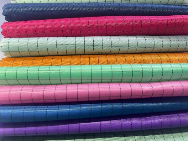 Buy cheap Medical Antistatic Fabric ESD Strip 5mm 99% Polyester 1% Carbon Fiber Anti-Static Work Clothes Fabric from wholesalers