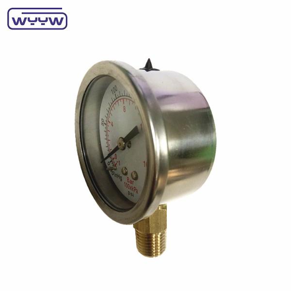 Buy cheap Back Connection Pressure Gauge Manometer Shock Resistant 60mm from wholesalers