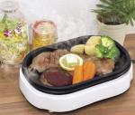 650W Tabletop Electric Grill Auto Temperature Control