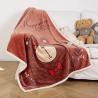 Buy cheap Soft Fuzzy Printing Fleece Throw Blanket For Christmas Birthday Gift from wholesalers