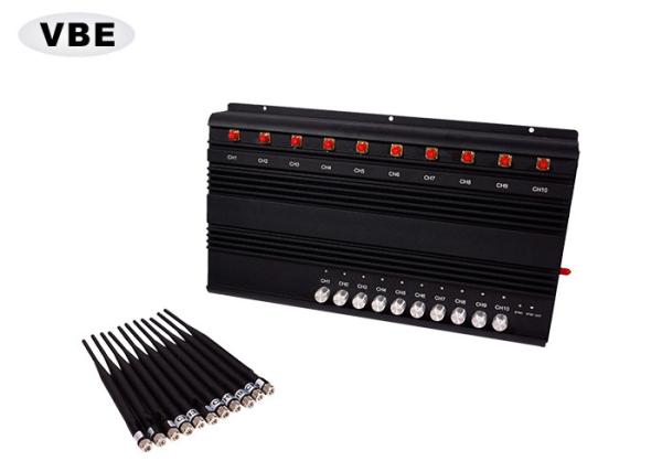 Buy cheap 10 bands Wifi Signal Jammer Output Power Signal Synchronization System from wholesalers