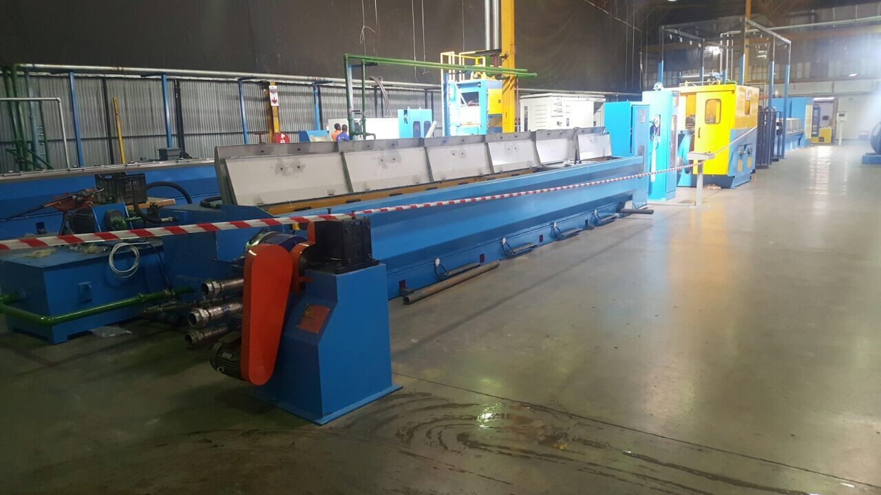 1350 Series Sliding type Aluminum Wire Drawing Machine(9.5-1.7mm) With Automatic Double Spooler
