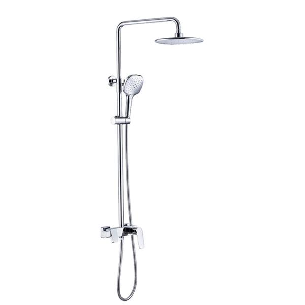 Buy cheap Thermostatic Single Handle Round Shower Set Brass Body Chrome Finished from wholesalers