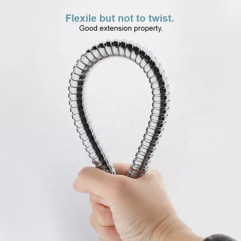 Hot Cold Water Function Stainless Steel Shower Hand Connection Pipe For PVC Bidet Hose