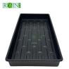 Buy cheap Black Hard Rectangular Flat Grow Trays Greenhouse Seed Starter Tray With Holes from wholesalers
