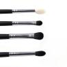 Buy cheap Vegan Black Handle Facial Makeup Brushes 6pcs Private Label OEM from wholesalers