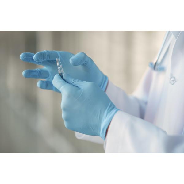 Adult Disposable Nitrile Exam Gloves Blue Color 3.5g Exam Xl 3xl