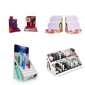 Buy cheap Countertop Lightweight PVC Display Stand Makeup Advertising Display Rack from wholesalers