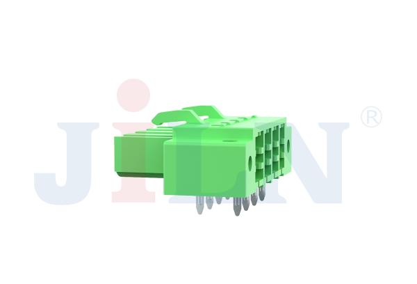 Buy cheap 25A DIP PBT Brass Terminal Block Connector Right Angle 2-12P Tin Plated 2EDGAM from wholesalers