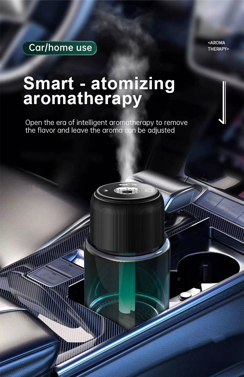 150ml Quiet Black Car Aromatherapy Machine With Essential Oil Compatibility