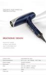 Styling Travel Hair Dryer 110000r/min , Professional Salon Hair Dryer Portable