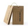 Buy cheap Biodegradable CMYK 300gsm Kraft Paper Hang Tags For Jeans 50x90mm from wholesalers