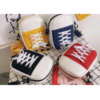 Buy cheap shoelace Canvas bag girls lovely kids young Korean shoulder candy bag logo product