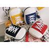 Buy cheap shoelace Canvas bag girls lovely kids young Korean shoulder candy bag logo picture OEM round female School bag wholesale from wholesalers