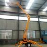 Buy cheap Trailer Mounted Access Platform Articulating Boom Lift 500kg Loading from wholesalers