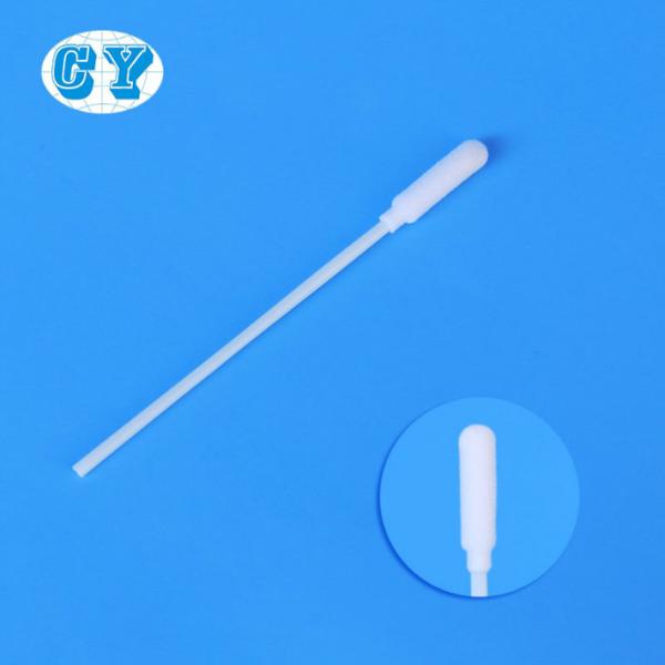Buy cheap 150mm Disposable Sterile Nylon Flocked Swab Foam Cleaning Cotton Swab from wholesalers