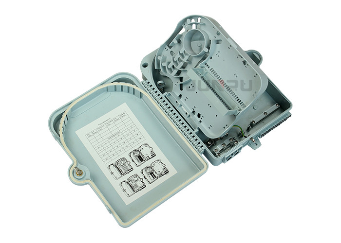 Wall / Pole Fiber Optic Distribution Box With SC Adapter, 24 Core