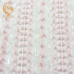 MDX 3D Bridal Lace Fabrics 20% Polyester Lace Material For Dress