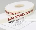 INS Style Rib Beige Birthday Cake Gift Wrap Ribbon English Bouquet Decoration