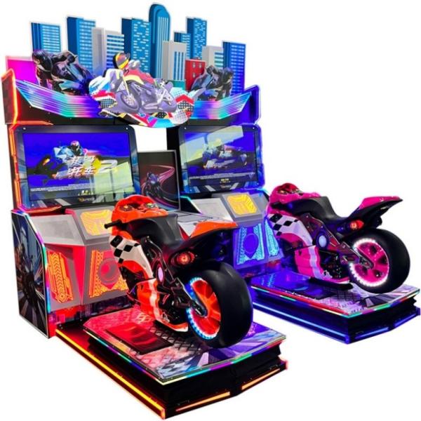 Indoor Motorcycle Race Car Arcade Machine Motor Simulator For Amusement Game
