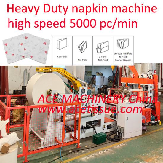 Buy cheap Speed Custom Napkin Tissue Paper Machine Folding Napkins At 6000 Napkin/minute from wholesalers