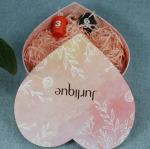 Heart Shape Cardboard Gift Packaging Boxes Pink Color 157gsm Coated Art Paper