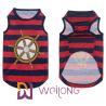 Buy cheap Polyester Customized Rubber Print Stripe Pet T Shirt Dog Birthday Shirt from wholesalers