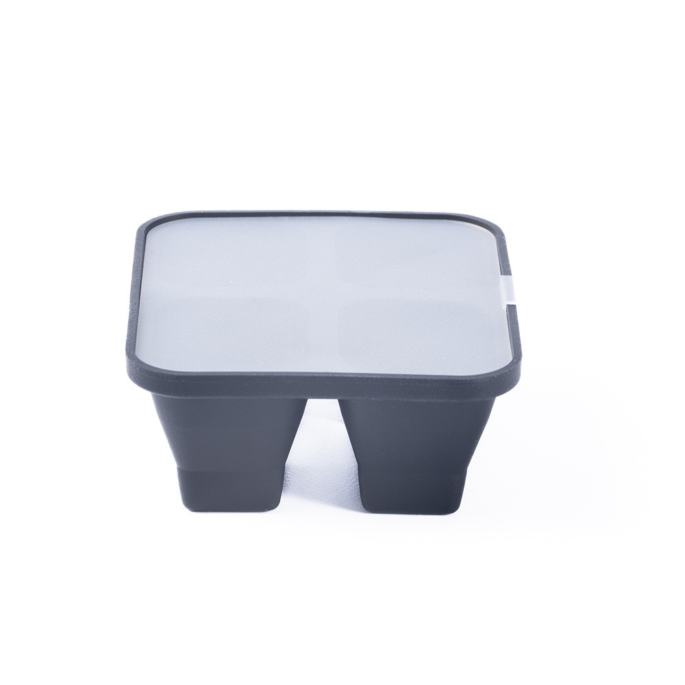 Collapsible Ice Cube Trays 2 Pack Silicone Foldable Folding Large Ice Cube Molds With Lid And Soft Bottom For Easy Release