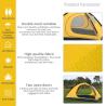 Buy cheap 2.59kg Breathable 210T Polyester Outdoor Camping Tent from wholesalers