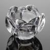 Buy cheap Lotus Flower Clear Crystal Glass Votive Tealight Candle Holders Lead Free from wholesalers