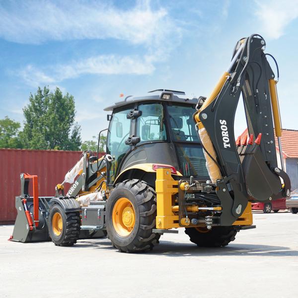 Buy cheap 5800/7100mm Max Digging Backhoe Loader Machine High Efficiency from wholesalers