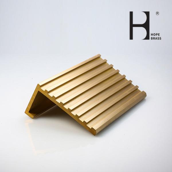 Excellent anti-corrosion Brass Extruding Anti-slip Strip Profiles brushing
