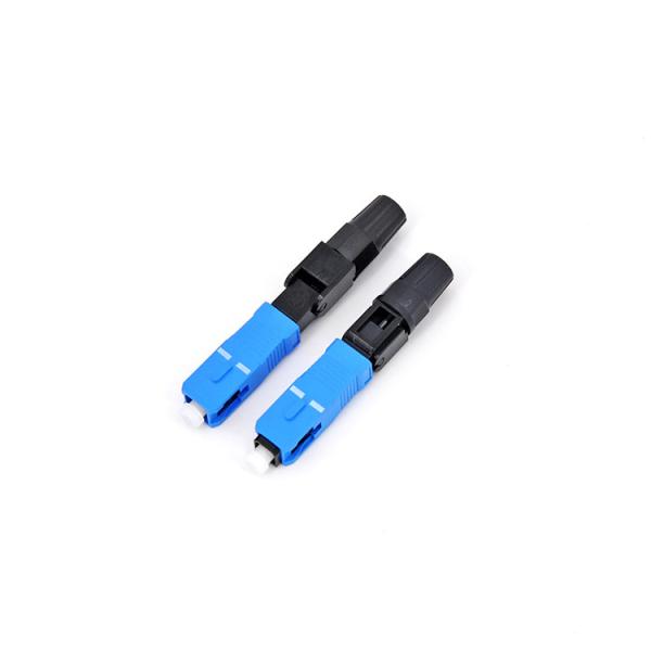Buy cheap CATV SC 5501 Fiber Optic Adapter Drop Cable Connector 20N from wholesalers