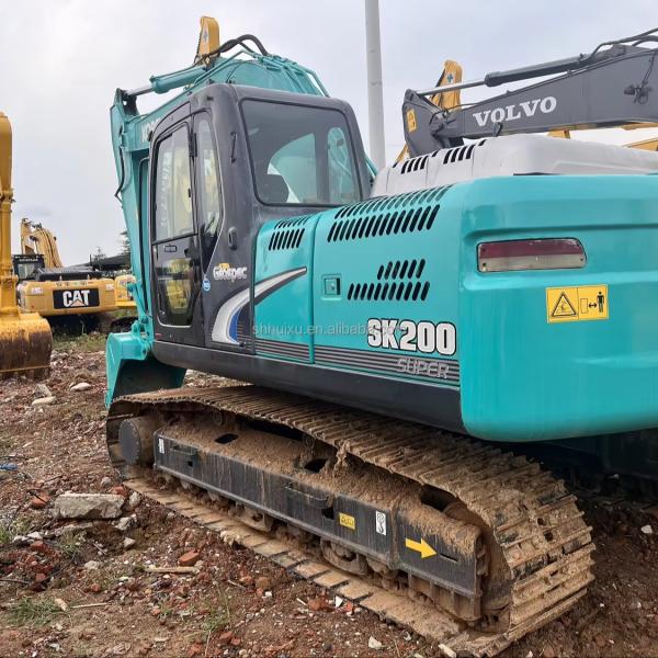 Buy cheap Used Excavator Kobelco Sk200 good Quality SECOND HAND KOBELCO SK200 ON SALE from wholesalers
