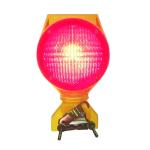 ABS Plastic 2V 340mm Solar Powered Warning Lights For Traffic Safety