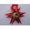 Buy cheap 4" PET fancy ribbon bow for Christmas Holiday decoration and promotion from wholesalers
